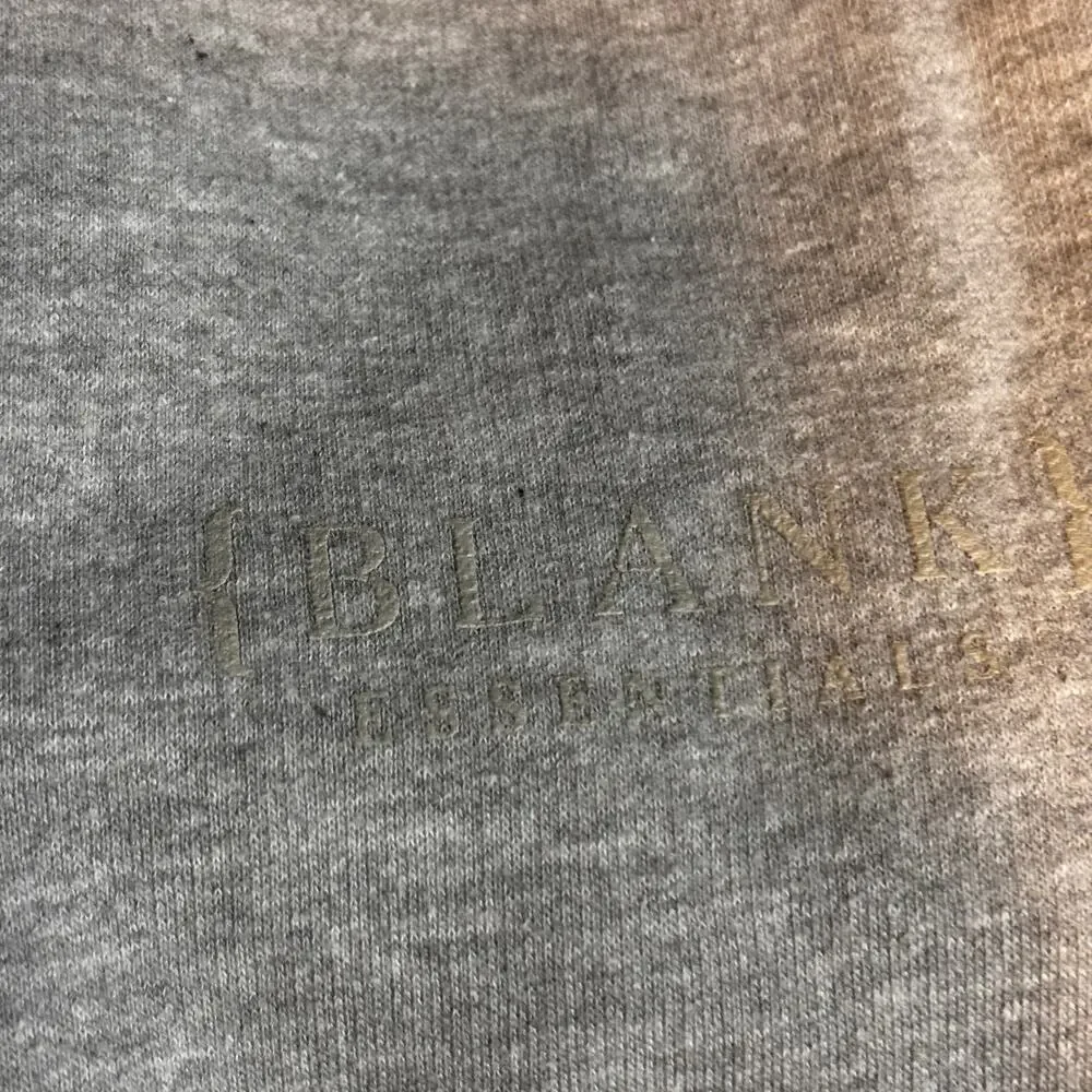 Blank Essentials Gray Joggers Unisex Cotton Blend Slouchy Streetwear gym Medium